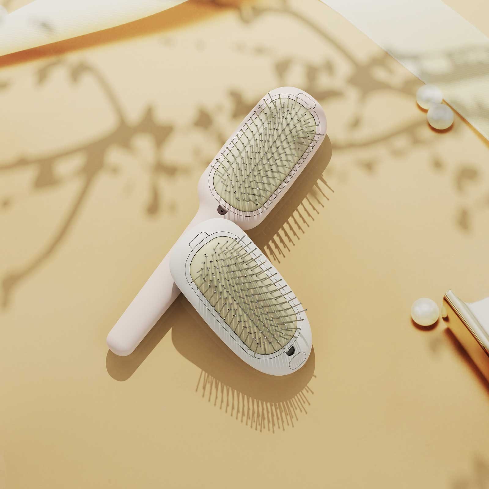 Electric massage comb