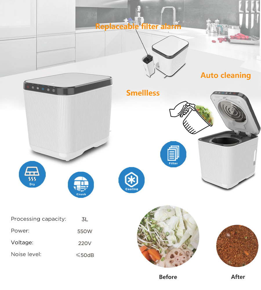 Custom Household Kitchen Waste Disposer Kitchen Waste Composter