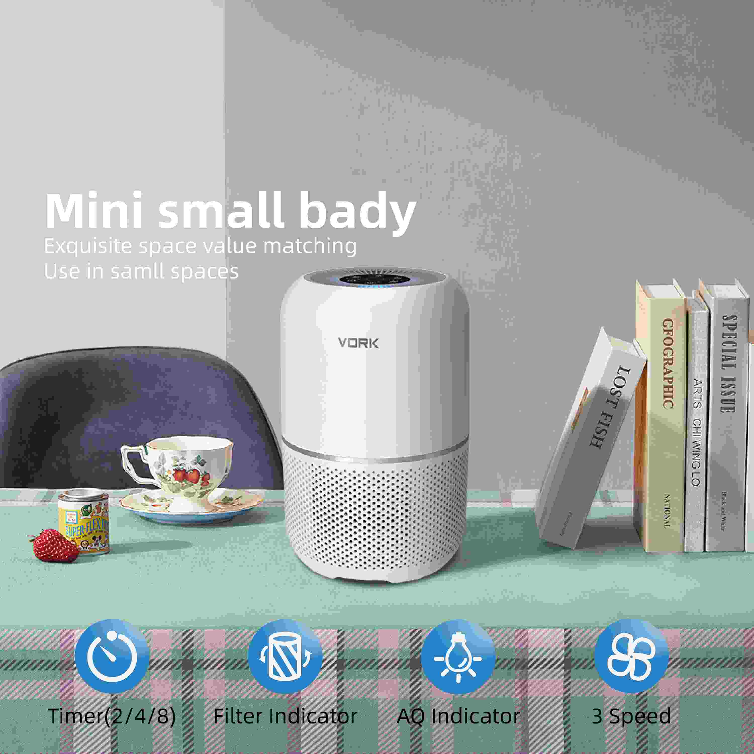 Breathe Freshly, Live Healthily - VORK Air Purifier, Your Family's Health Guardian